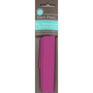Biais thermocollant 20mmx2m uni rose fuchsia - Frou Frou - Mondial Tissus