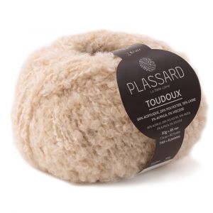 Pelote de laine Plassard toudoux écru 03 - Plassard - Mondial Tissus