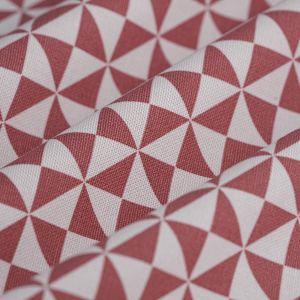 Tissu bachette rétro minimal rose - MT - Mondial Tissus
