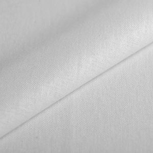 Tissu lin lav&eacute; cordoue blanc - Mondial Tissus