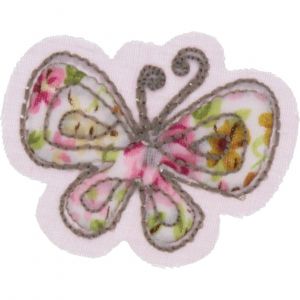Écusson thermocollant papillon - Frou Frou - Mondial Tissus