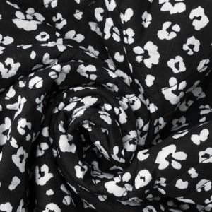 Coupon 2m matelass&eacute; l&eacute;opard noir - Promod Couture - Promod Couture - Mondial Tissus