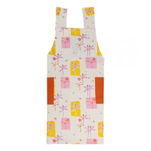 Tablier Japonais palmier multicolore 120x85cm - MT - Mondial Tissus
