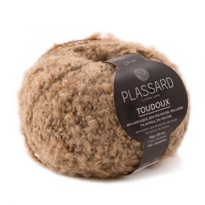 Pelote de laine Plassard toudoux beige 80 - Plassard - Mondial Tissus