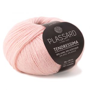 Pelote de laine Tendressima rose N°30 Plassard - Plassard - Mondial Tissus