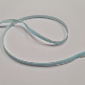Ruban velours uni 6 mm bleu ciel - Frou Frou - Mondial Tissus