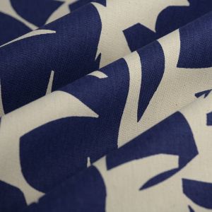 Tissu bachette papercut bleu - MT - Mondial Tissus