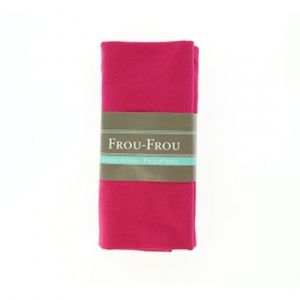 Grand coupon tissu uni 150x60cm jersey rose fuchsia - Frou Frou - Mondial Tissus