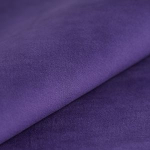 Tissu velours Alisa bleu violet siège - MT - Mondial Tissus