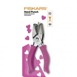 Perforatrice emporte pi&egrave;ces - grand coeur 6.3 mm - Fiskars - Fiskars - Mondial Tissus