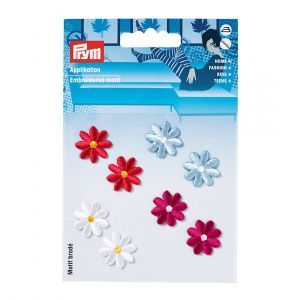 Écusson thermocollant et auto-adhésif Fleurs multico - Prym - Mondial Tissus