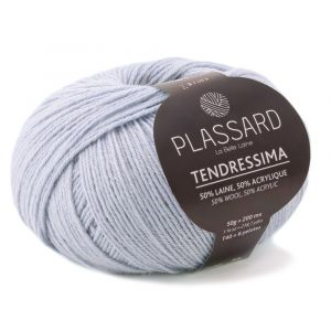 Pelote de laine Tendressima bleu clair N° 20 Plassard - Plassard - Mondial Tissus