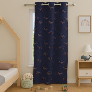 Rideau enfant monde marin 140x250cm - MT - Mondial Tissus