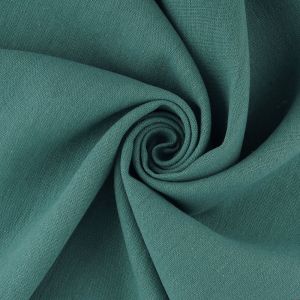 Tissu lin lav&eacute; Libeccio grande largeur vert - Linder - Mondial Tissus