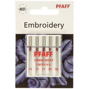 Aiguilles Pfaff broderie 75 et 90 - Pfaff - Mondial Tissus