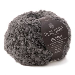 Pelote de laine Plassard toudoux gris 13 - Plassard - Mondial Tissus