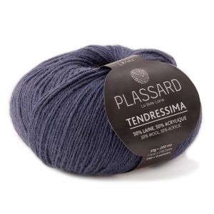 Pelote de laine Tendressima bleu marine N° 23 Plassard - Plassard - Mondial Tissus