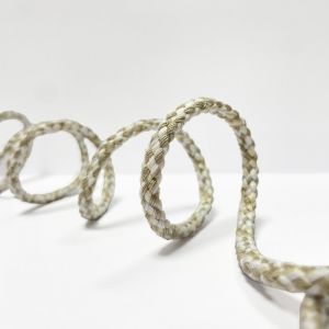 Cordon sweat fantaisie 6 mm blanc cr&egrave;me - Mondial Tissus