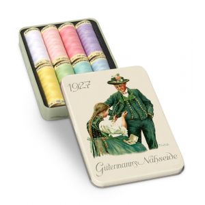 Coffret Nostalgie 1927 - 8 bobines de fil polyester 100m pour tout coudre - Gutermann - G&uuml;termann - Mondial Tissus
