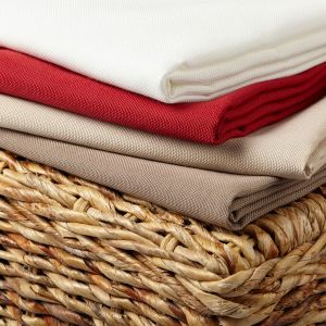 Tissu ignifugé grande largeur Montségur aubergine - Mondial Tissus
