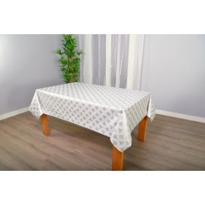 Toile cirée Matex first palmier argent - Mondial Tissus