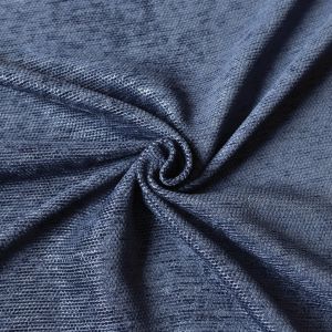 Tissu velours chenille bleu marine qualité siège - Mondial Tissus