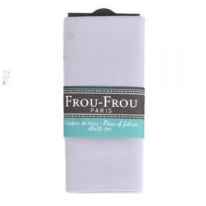 Coupon tissu 100% coton uni 45x55cm violet clair - Frou Frou - Mondial Tissus