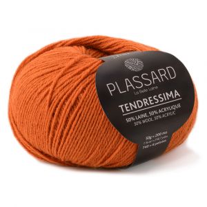 Pelote de laine Tendressima orange N° 51 Plassard - Plassard - Mondial Tissus