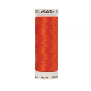 Fil à broder Mettler Poly Sheen orange col 1304 - Mettler - Mondial Tissus