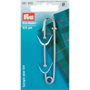 Épingle pour kilt, 76mm, argenté - Prym - Mondial Tissus