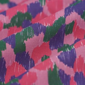 Tissu cretonne Arty multicolore - MT - Mondial Tissus