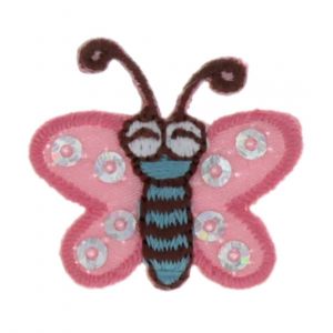 Écusson thermocollant petit papillon - Frou Frou - Mondial Tissus