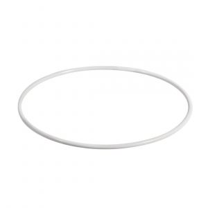 Armature abat-jour cercle diam&egrave;tre 20 cm blanc - Mondial Tissus