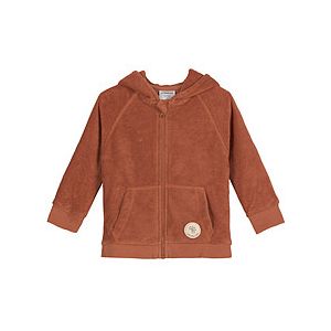 Veste en Tissu Eponge Rouille - 6/12 Mois