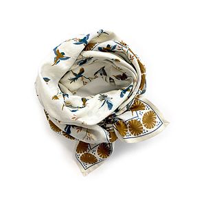 Big Foulard Latika Cerisier - Fleur de Vanille