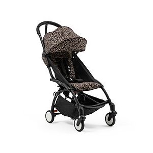Poussette YOYO³ 6+ Chassis Noir - Leopard