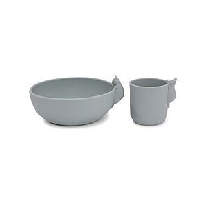 Set Bol et Tasse Bunny - Quarry Blue