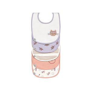 Lot de 5 Bavoirs Eponge Tiny Team Chat - 3/18 Mois