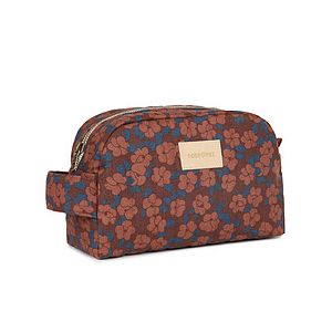 Trousse de Toilette Hyde Park - Maroon Popies