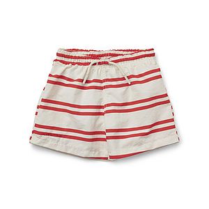 Short de Bain Duke Stripes Crème de la Crème Apple Red - 18/24 Mois