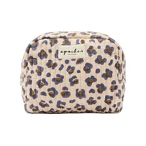 Small Trousse Gaya L&eacute;opard - Macadamia