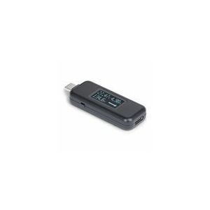 StarTech.com USB-C Power Tester, Bi-Directional Digital Voltage/Current - testeur de puissance USB-C - multimetre numerique, bidirectionnel