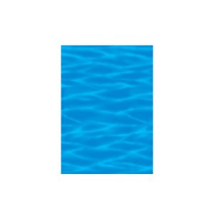 1 Rouleau De Décoration Murale Hawaï Océan Bleu