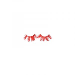 Faux Cils Crazy Plume Rouge X2 Avec Colle Shophair