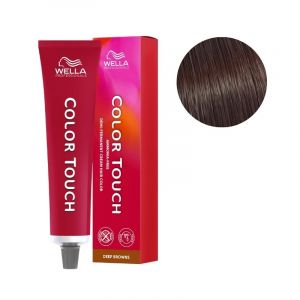 Coloration Color Touch Deep Browns 4/77 Châtain Moyen Marron Intense Wella 60ml