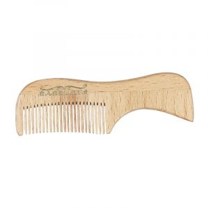 Peigne en Bois de h&ecirc;tre vaporis&eacute; avec manche Barbury's