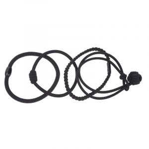 Carte de 4 Elastique noir Stella Green