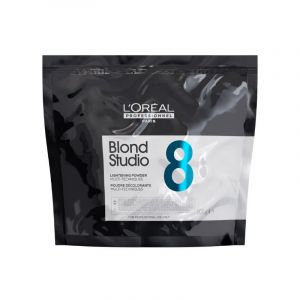 Poudre décolorante multi-techniques 8 tons Blond Studio L'Oréal Professionnel sachet 500g