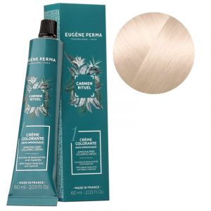 Coloration sans ammoniaque Carmen Rituel n°10.21 platine irisé cendré Eugène Perma 60ML