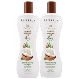 Cure Shampooing + Conditionneur Silk Therapy Coconut Oil Biosilk